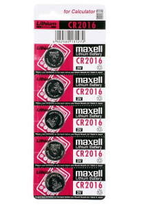 Maxell 3V Lítium gombelem /CR2016/ 5db